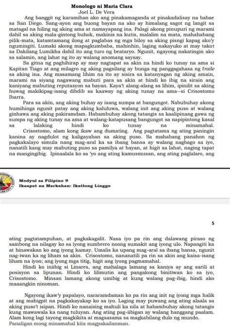kalakasan ni maria clara